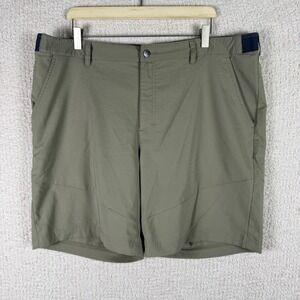 Columbia Mens Active Fit Shorts Size 40 Beige Outdoor Hiking Casual